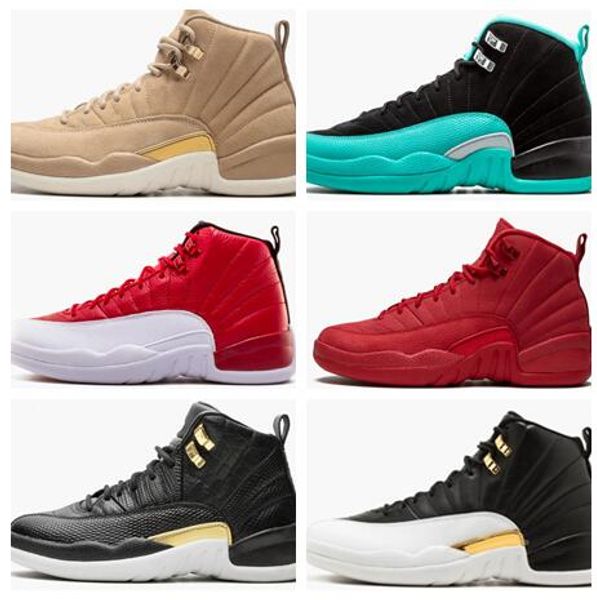 

2019 gym red 12 basketball shoes sports jogging boots hyper jade international flight vachetta tan wing it wmns training sneaker men boot, White;red