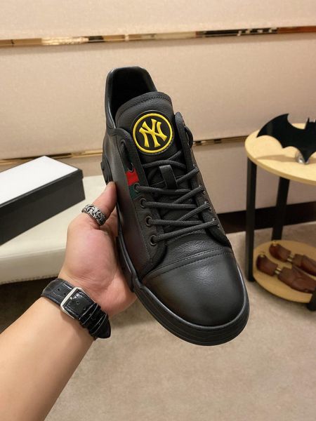 

2020w7 мода повседневной обуви высокого качества мужской обувь удобная дышащие спорта обувь люкс оригинальной упаковка коробка zapatos hombr, Black