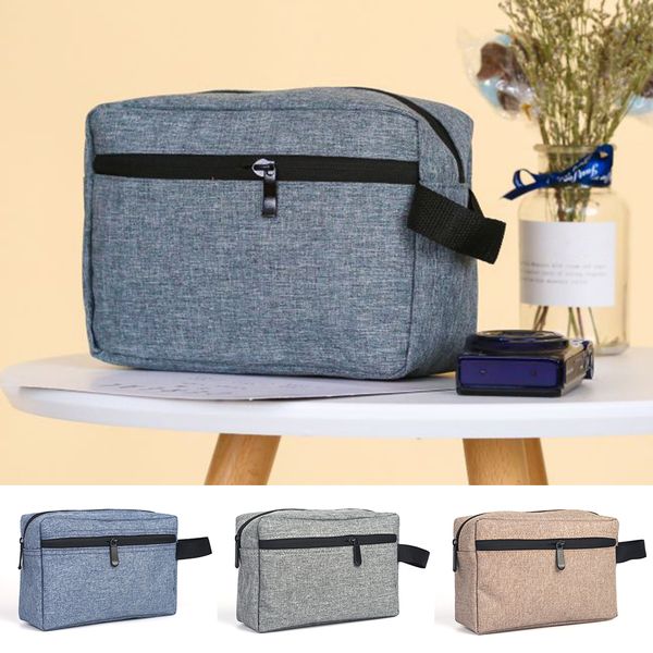 

zipper man women makeup bag nylon cosmetic bag beauty case make up organizer toiletry kits storage travel wash pouch #1228