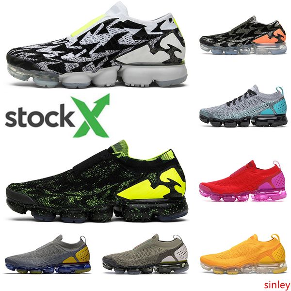 

stock x acronym men women moc 2 knit cushion shoes light bone volt sail university red gold mens trainer breathable sports sneakers