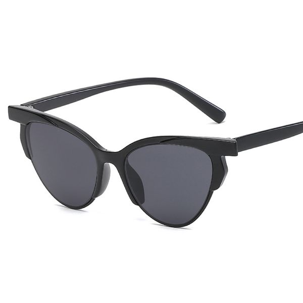 

canchange 2019 new fashion cute women cat eye sunglasses female vintage brand small sun glasses ladies uv400, White;black