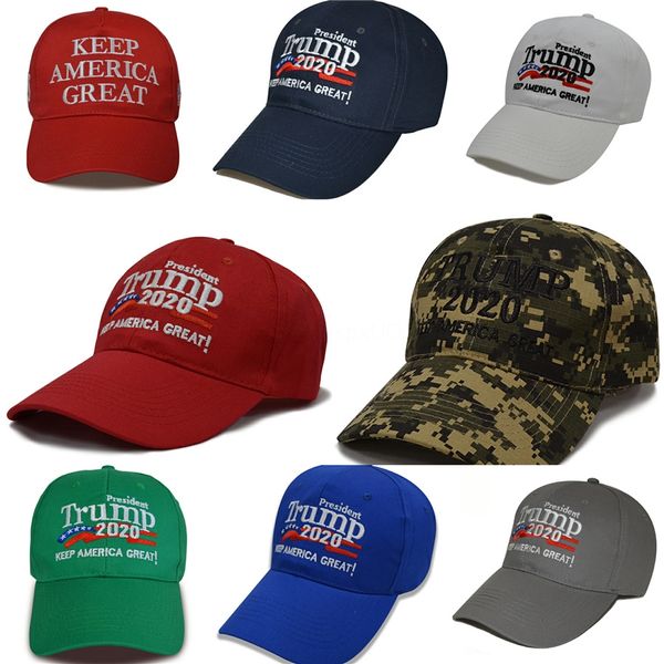 

donald trump 2020 hat women men flag baseball cap keep america great hats 3d embroidery letters camo snapback d22602 #457, Blue;gray