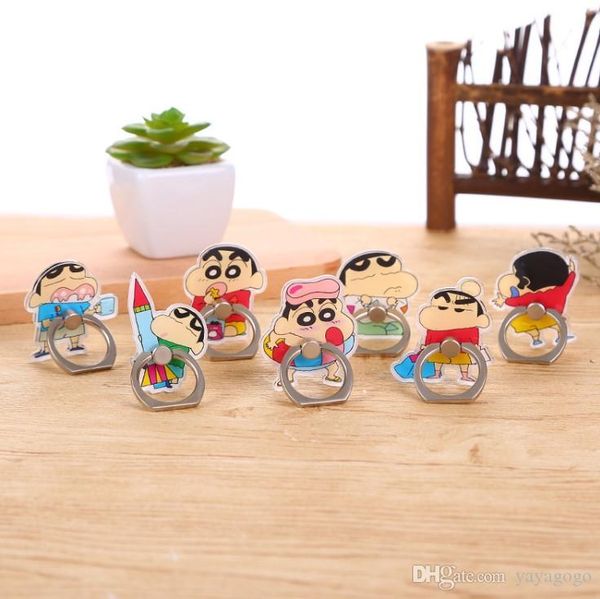

wholesales price universal 360 degree cute cartoon finger ring holder phone stand for samsung huawei iphone mobile phones mounts