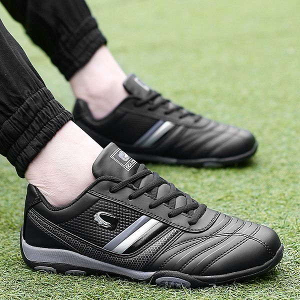 

male golf sport shoes waterproof leather men's golf shoes large size light authentic sneakers outdoor trainers golfer