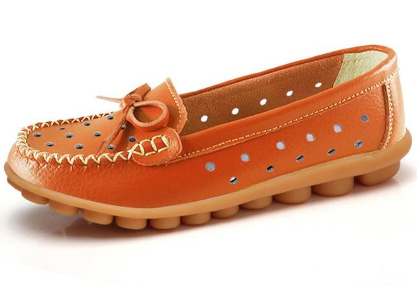 

women shoes non-slip comfortable leather flats women's casual shoes 1182, Black