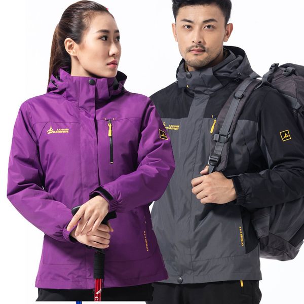 

men winter warm inner fleece softshell polar jackets ooutdoor sports brand coats hiking skiing trekking climbing male jacket, Blue;black