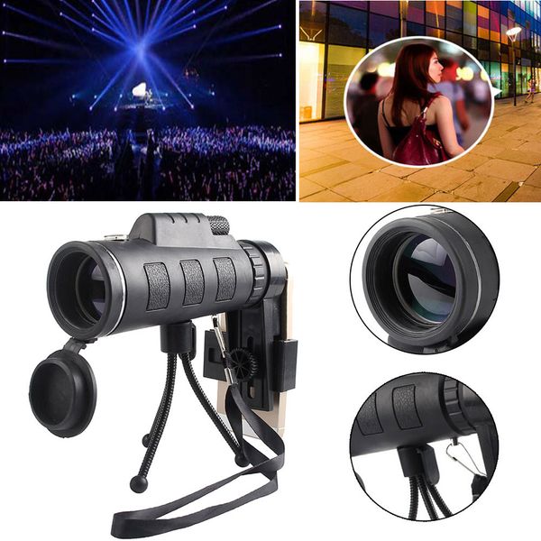 

ultra high power 40x60 zoom hd monocular professional telescope portable for camping hunting night vision