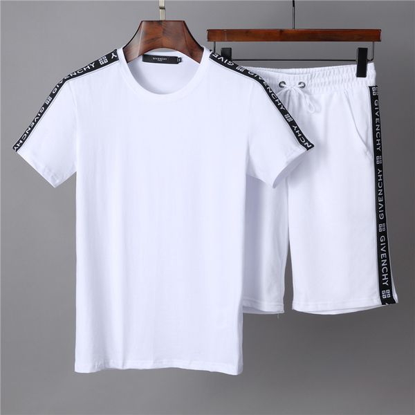 

De igner luxury men track uit ummer t hirt pant port wear fa hion et hort leeve running jogging plu ize