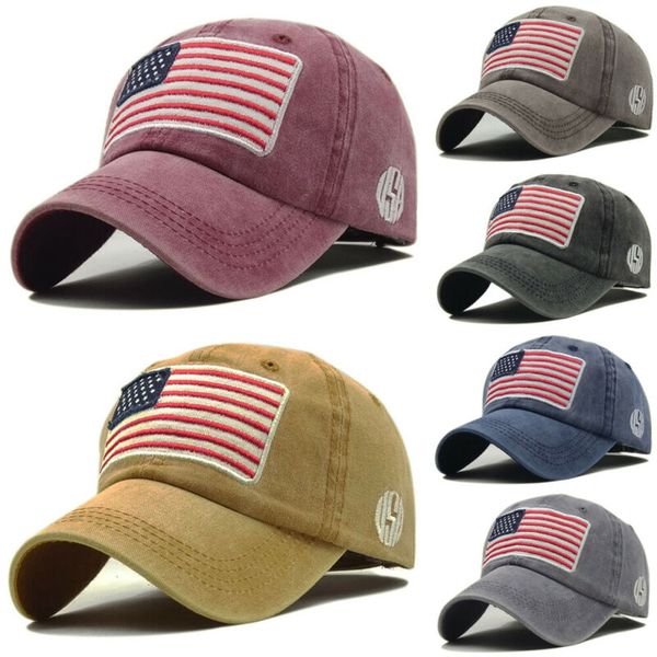 

wholesale fashion usa flag baseball cap for men women hat snapback army american flag bone trucker adjustable hats, Blue;gray