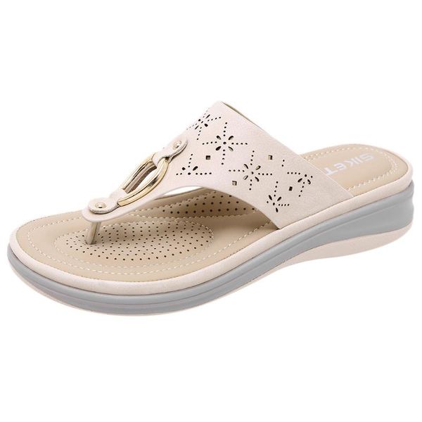 

women slippers womens summer open toe 2020 comfortable female home comfy sandals casual wedges non-slip slippers dropshipping, Black