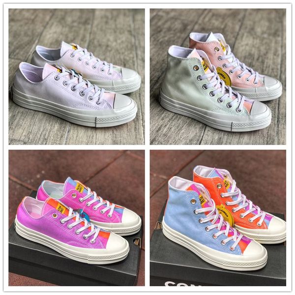

Luxury Chinatown Market Conver Chuck 70 Canvas Shoes Light Change UV discoloration Skateboard Sneakers Couples Casual Shoes Mens Womens