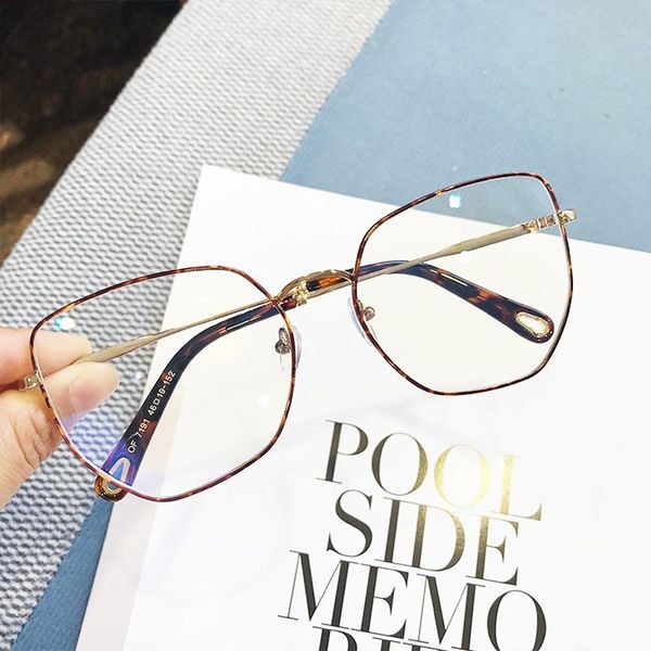 

ms 2018 retro fashion eyeglasses with glass frame for women with myopic glasses super light female optical glasses new eyewear, Silver