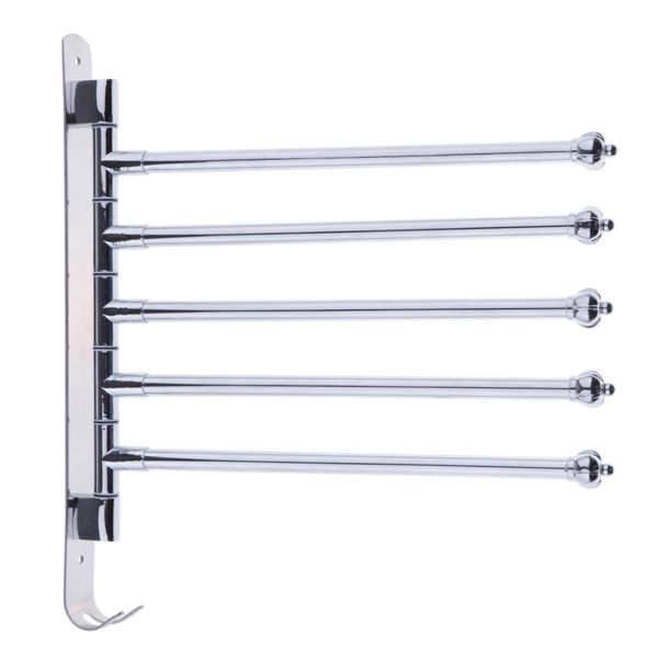 

bathroom stainless steel swivel towel rack bar holder bath towel hanger wall mounted for home bathroom l use