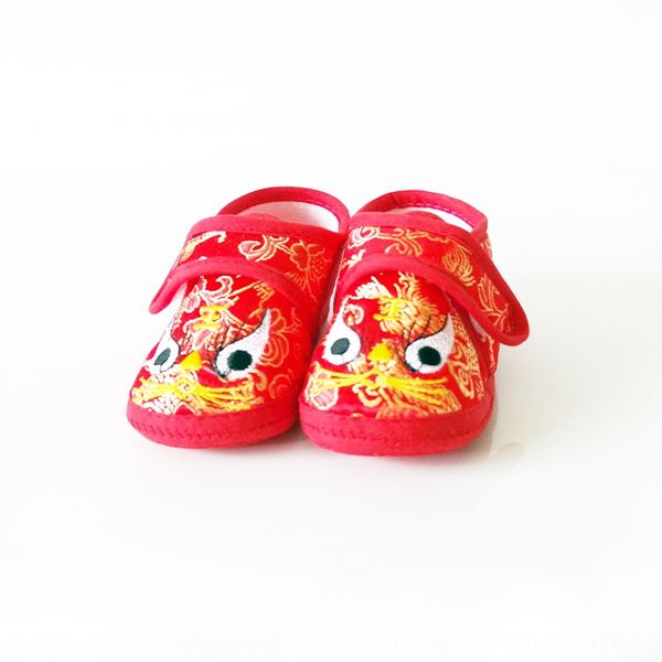 

2u1tk boys and soft-sole children's children's girls baby children handmade tiger full moon hundred days old soft sole shoes tang