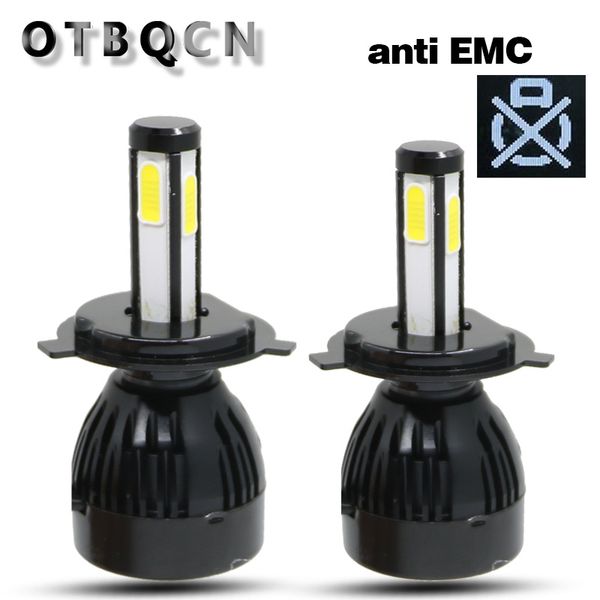 

otbqcn 4 side canbus car headlight h4 led h11 d2s 9005 hb3 9006 hb4 d3s d4s car led bulbs 10000lm auto fog lights headlamp 12v