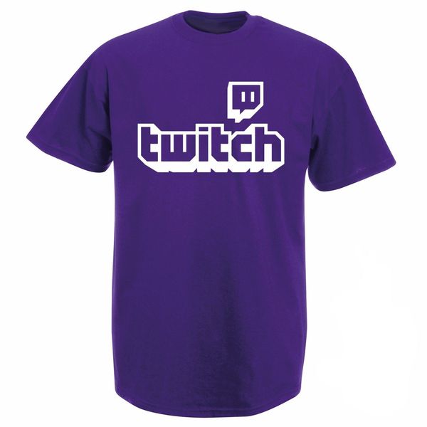 

Twitch Tv футболка - фиолетовый игровой топ Gamer Tee отцы день вентилятор подарки с корот