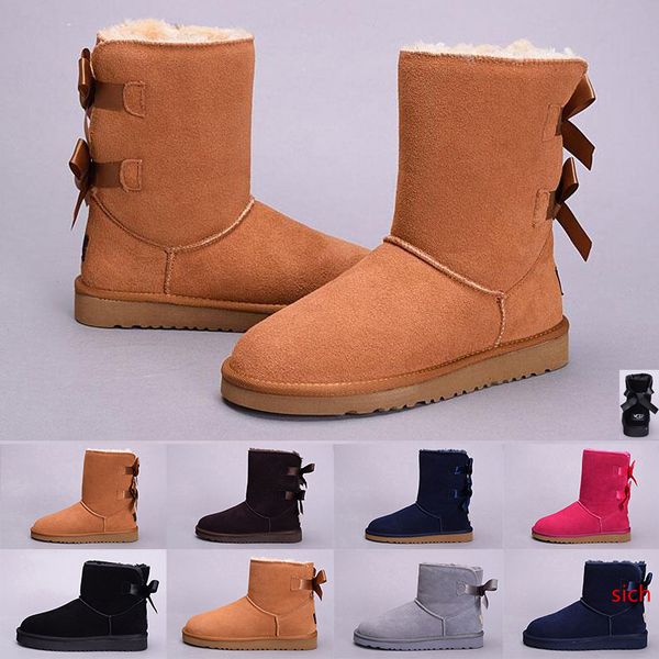

new australia wgg women's classic tall boots womens girl boots boot snow winter boots black grey maroon navy blue chocolate shoes us 5
