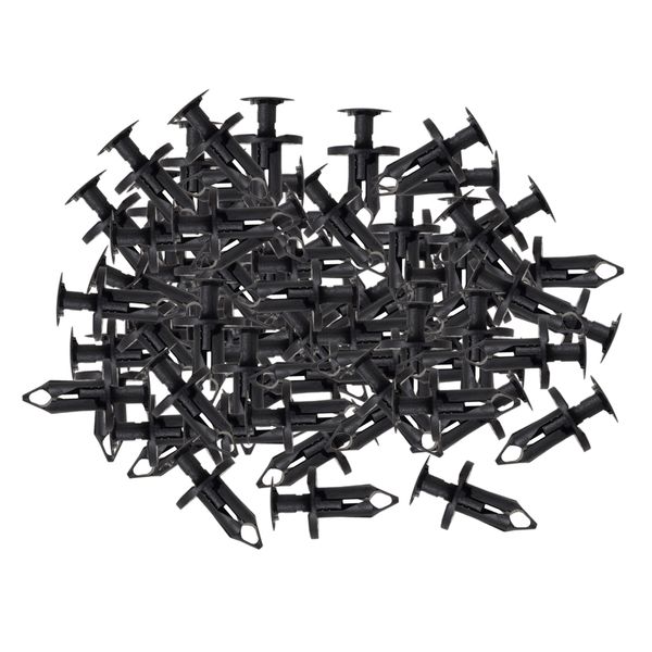 

100pcs 8mm hole nylon rivet fastener clips for retainer trim mud flap