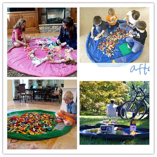 2019 Ful Baby Play Mat Luxury Toy Storage Bags Playing Mats