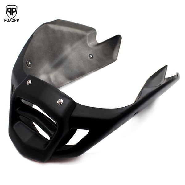 

ROAOPP Spoiler Montagefertig mit Haltesatz Spoiler Motorverkleiding Matte black For Yamaha FZ1 FAZER 2006-2013 07 08 09 10-12