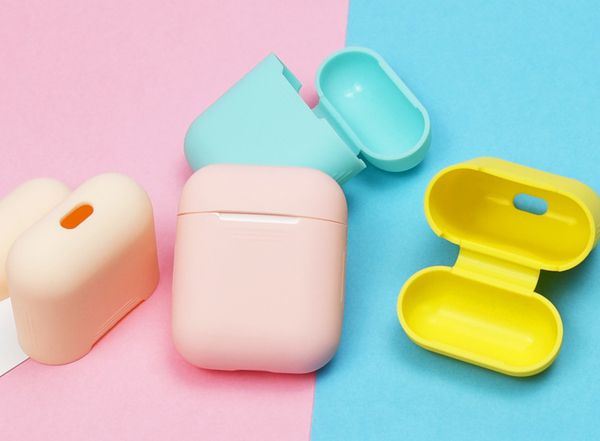 

Silicone Case for Airpods Earphone wireless headset Headphone protective sleeve silicon cover for iphone hot sale good quality
