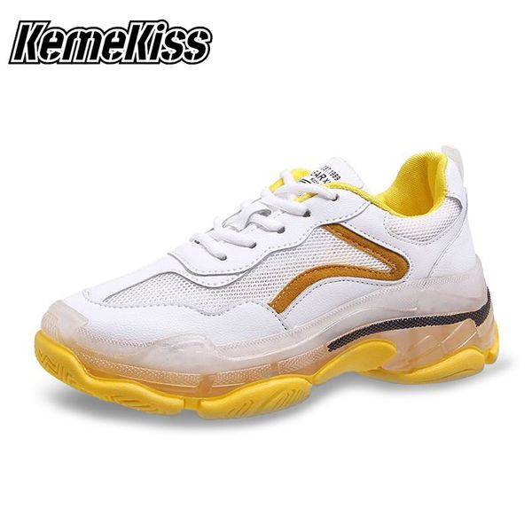 

kemekiss young ladies walking vacation candy colors white sneakers cute teen daily shoes women walking for women size 35-39