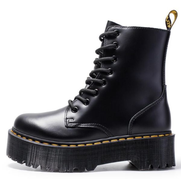 

women winter fur warm boots ladies thick heels platform ankle boots female round toe lace-up casual shoes woman 2020 hot, Black