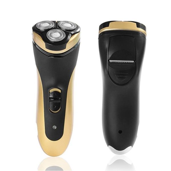 

4w electric razor 3 blades rotating rechargeable electric shaver portable 4w razor with led lighting function