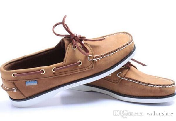 

wholesale men suede sider loafers boat shoes mens blue suede boat handmade loafers leather shoes casual shoes big size, Black