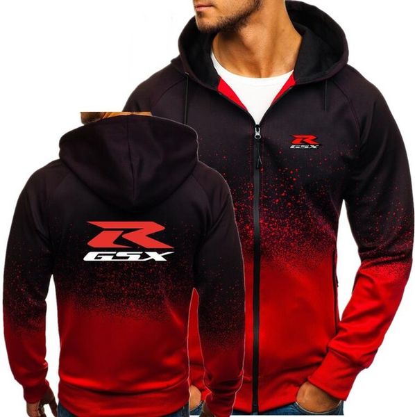

men hoodies zipper gradient sweatshirt motorsport for gsxr gsx r print streetwear autumn jacket mens fitness outwear r