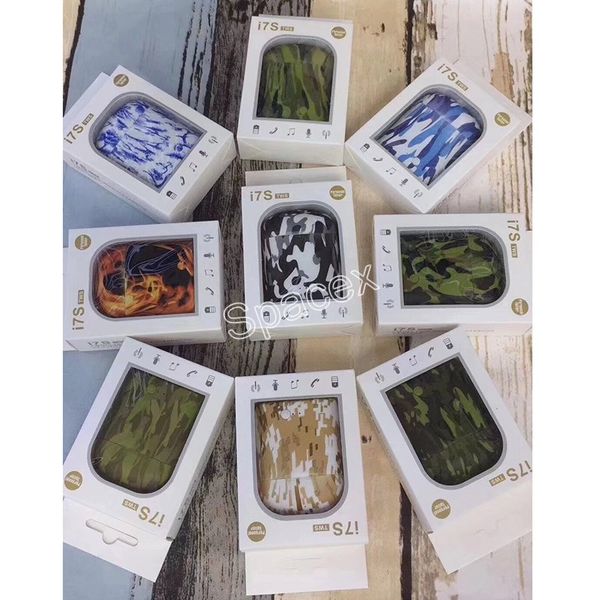 

Camouflage i7 tw port invi ible wirele earphone bluetooth v5 0 button control headphone earbud for iphone x xr android