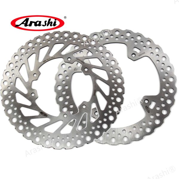

arashi 1 set front rear brake disc brake rotors for cr r / cr e 125 2002 - 2008 cr12rr cr125e 2003 2004 2005 2006 2007