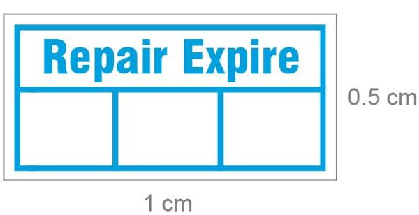 

50000pcs 1x0.5cm Repair Expire date Warranty seals VOID if tampered, blanks for handwrite, Item No. V25