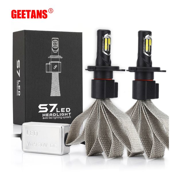 

geetans 2pcs 12v 24v car headlight h4 led h7 h1 h3 h11 h13 hb2 hb4 hb5 9004 9005 9006 9007 60w 8000lm auto headlamp 6500k light