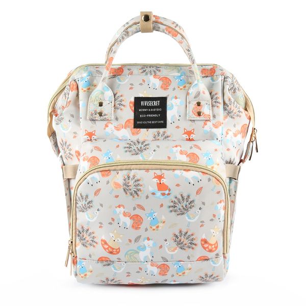 

unicorn mummy bags maternity nappy backpack nursing bag for baby care floral print large capacity travel hanging diaper bag