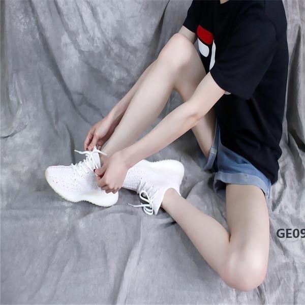 

2020 kanye men women running shoes backetball shoes static reflective zebra sneakers size 36-46ge09