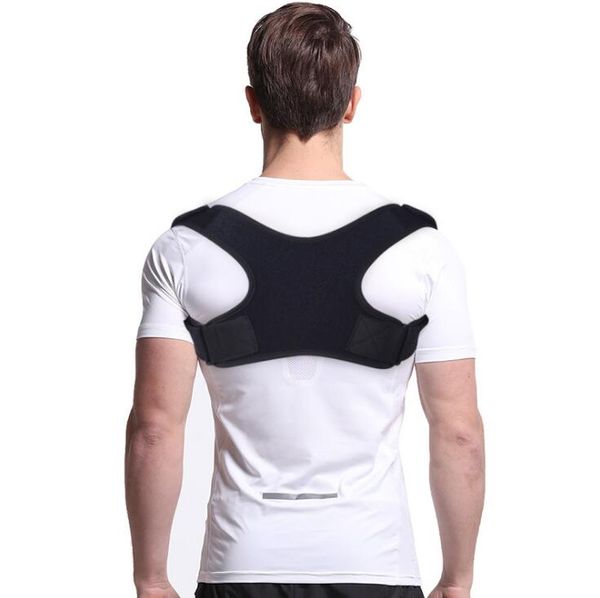 Correttore posturale in neoprene Supporto per la schiena Cintura magnetica per spalla posteriore Cintura per uomo Donna Supporto per la sicurezza sportiva