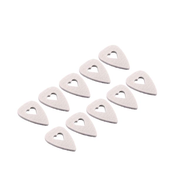 

10pcs wool feel guitar pick pick for ukulele parts accessory