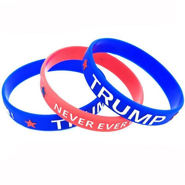 

trump make america great again silicone wristband rubber sport waterproof wrist band trump donald supporter bangle custom bracelet bh2123 cy
