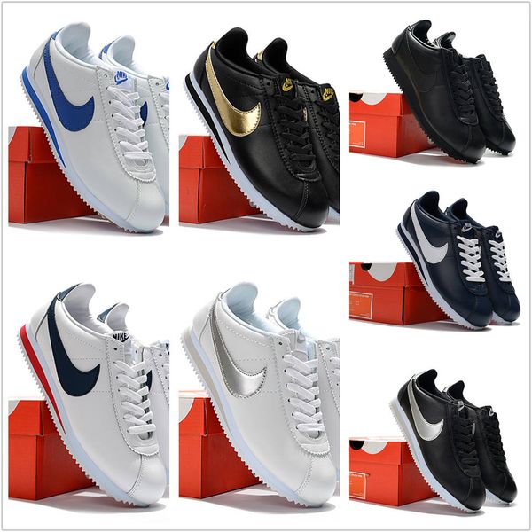 

new designer brands nikÃ¨ casual shoes men and women cortez shoes pu leather fashion outdoor sneakers size 36-45 120121