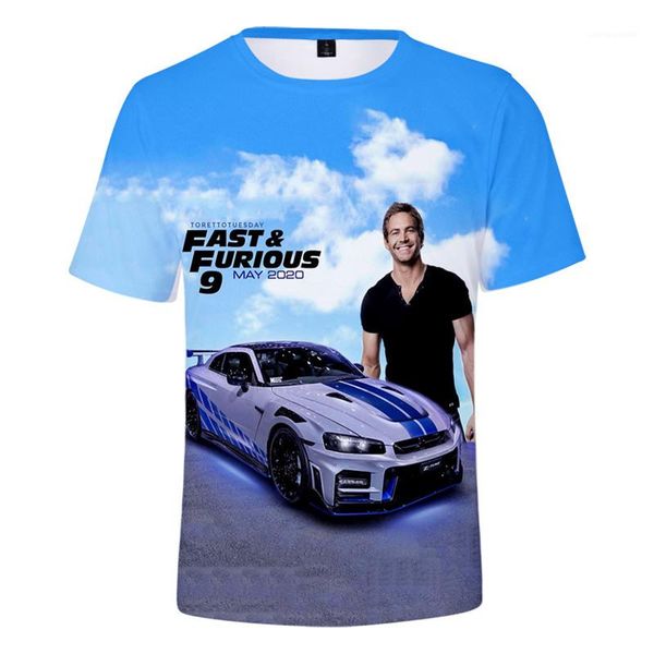 

tshirts 19 years of fast and furious luxury mens casual male tees 3d printed designer mens, White;black