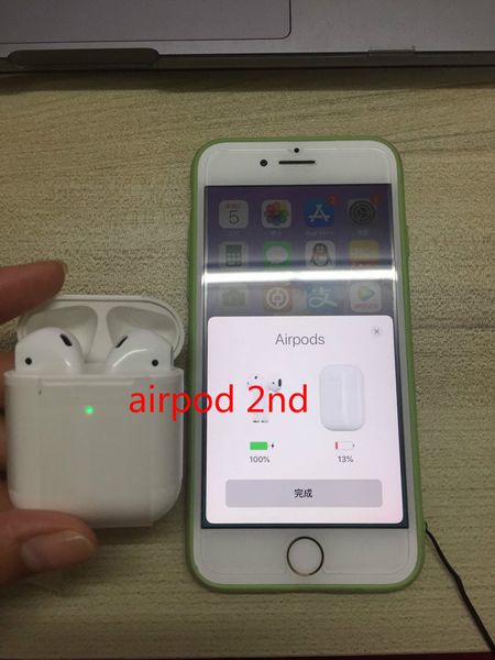 

Airpod 2nd h1 chip bluetooth 5 0 wirele charging touch iri double ear earphone head et with retail box