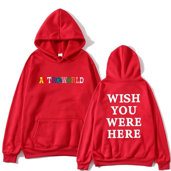

astroworld letter print mens designer hoodies fashion travis scott big pocket mens hoodies casual males clothing, Black