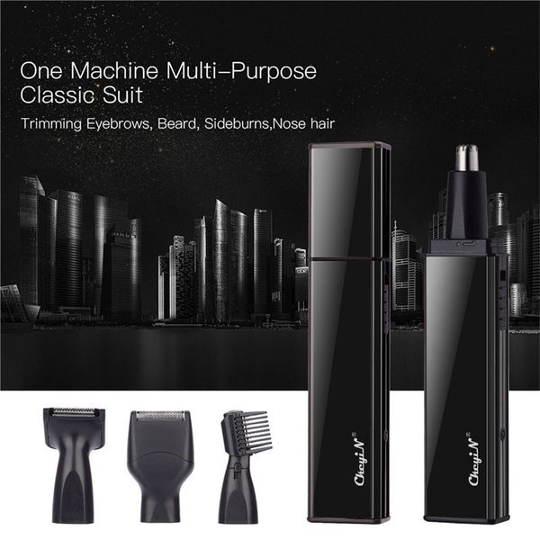 

multifunction usb rechargable ear nose trimmer men's portable electric hair removal beard sideburns eyebrow safety razor shaver