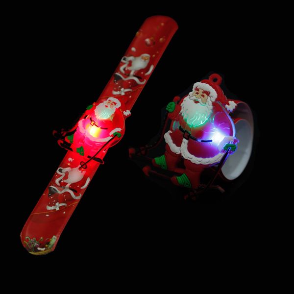 

новогодние подарки светодиодный рождественский браслет светящийся браслет санта-клаус хлоп кольцо рождественские принадлежности игрушка рожд