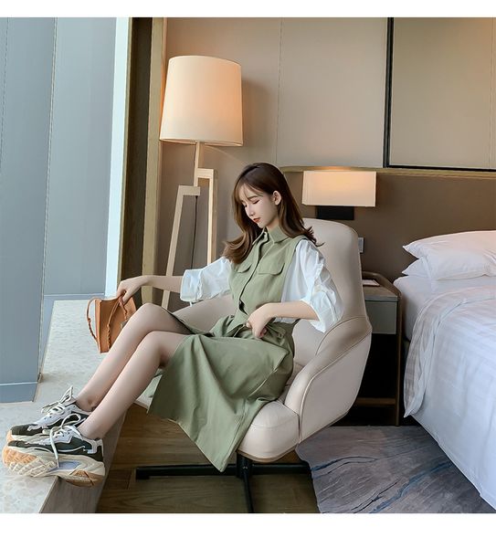 

new dress female 2019 autumn and winter new slim long section net red waist korean skirt women clothing, Black;pink
