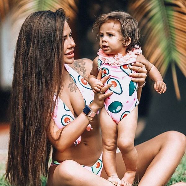

ins avocado printed petals edge one-piece xh1833pk ins avocado printed petals edge one-piece swimsuit swimsuit xh1833pk, White;black