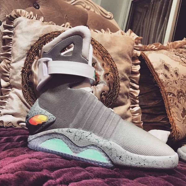

2018 elf lacing creen de igner hoe air mag back to the future mcfly led neaker brand fa hion men mcfly luxury grey women boot mag