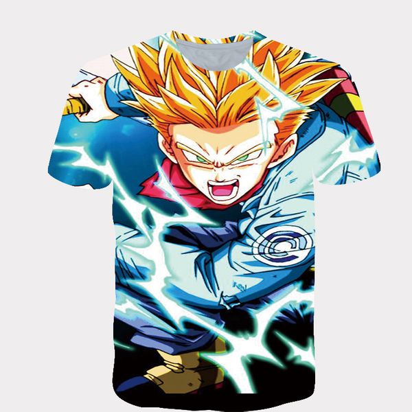 

2020 new starry sky 3d printed t-shirt men's summer casual men's t-shirt personality anime street clothing men, White;black