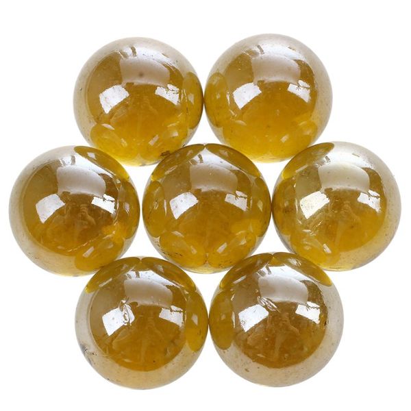

10 pcs marbles 16mm glass marbles knicker glass balls decoration toy dark brown